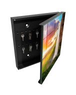 Caixa para guardar chaves decorativa 30x30x5, abertura à direita tulup