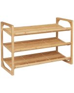 Sapateira de bambu 76x33x51 cm bambu color marrón Homcom