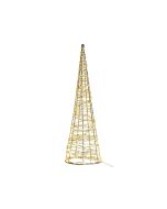 Decoração de exterior LED kotala 57 cm árvore de natal prateado