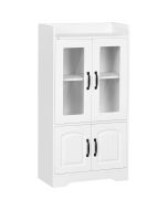 Vitrine sala de estar 60x30x116 cm color blanco Homcom