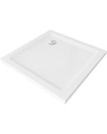 Base de duche antiderrapante 100x100cm, branco