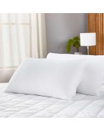 Conjunto 2 capas de almofada 70x40 pikolin home rizo aloe vera impermeável