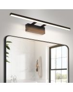 Nettlife luminária de parede com espelh LED preto y branco 60x12.8