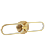 Candeeiro de parede LED krang metal dourado