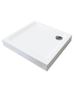 Ondee - base de duche lary - antiderrapante - 90x90 - acrílico - branco
