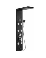 Paineis de chuveiro hidromassagem - auralum - preto - tela lcd - aço inoxid