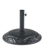 Suporte para guarda-chuva bisegna redondo em betão ø50x7cm preto [casa.pro]