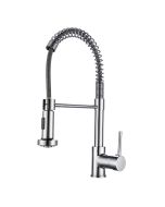 Grifo de cocina k2o dock 27x5x41cm grifo monomando con muelle, caño girator