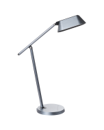 Candeeiro de secretária LED leonis com regulador de intensidade cinzento