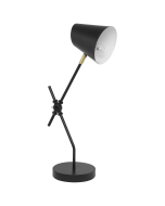 Candeeiro de secretária horton ajustável metal preto