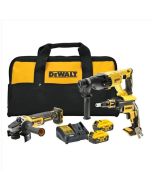 Kit 3 ferramentas xr 18v 5ah sem escovas Dewalt chave de fenda dcf620 + mar