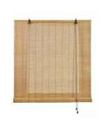 Estores de bambu, estore de rolo bambu natural marrom claro 150 x 175cm