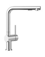Torneira de cozinha - misturador escovado - duchinha retrátil 2 funções - a