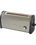 Kitchenchef torradeira 1 fatia - aço inoxidável escovado - termostato variá