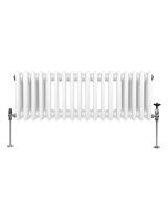 Radiador horizontal tradicional de 3 colunas 300 mm x 832 mm