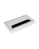 Passa-cabos de mesa quadrum, retangular (159x80mm, 269x80mm)