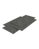 Revestimento de parede bladel 4 painéis PVC 120x60cm - pedra cinzenta