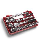 Mala soquetes 21 pçs - 1/2"