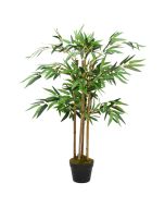 Planta de bambu artificial twiggy com vaso 90 cm
