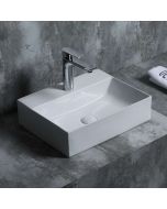Lavatório de pousar k45 cerâmica 45,5x12,5x35,5 cm branco