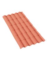 PLACA COPPO TELHA 2952X1030 TERRACOTTA