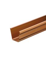 Caleira de cornija de PVC cobre 2 m
