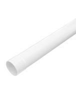 Tubo de descida de PVC 80 mm branco