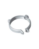 Abraçadeira PVC 80 mm cinzento