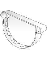 TAMPA EM PVC PARA CALEIRA CURVA BRANCA 125 MM