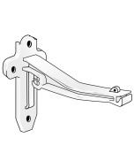 Suporte PVC para cornija branco 120 mm