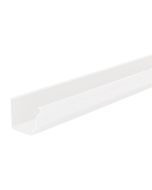 Caleira de cornija de PVC branco 2 m