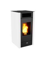 Salamandra de pellets 12kW branco Stove Canadian