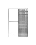 Sistema p/porta de correr de encastrar 60 cm para parede de obra
