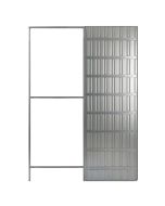 Guia encastrar porta correr 70 parede de gesso