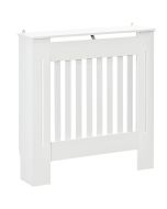 Cobertura radiador 78x19x81 cm mdf color blanco Homcom