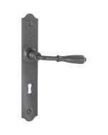 Conjunto de porta - brionne - vienne - ferro cinzento - chave i - distância