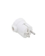 FICHA COM SAÍDA LATERAL 16A 250V BRANCA