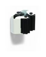 SUPORTE DE VASSOURAS 1 ROLO BRANCO ADESIVO