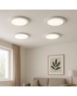 Pack 4 downlights led red 22cm 18w luz neutro