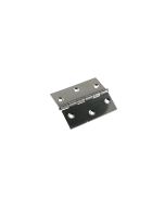 Duas dobradiças de aço inoxidável 60x50mm