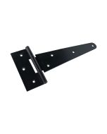 Dobradiça em T preta 40x200x2mm