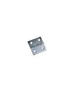 Duas dobradiças quadradas de ferro zincado 30x30mm