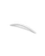 Puxador metal arco branco 128 mm 158