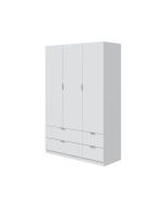 Armario branco 135 x 200 x 52 cm