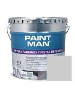 Tinta estacionamentos e pistas desportivas cinzento paintman 15 l