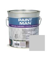 Tinta estacionamentos e pistas desportivas cinzento paintman 4 l