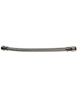 MANGUEIRA AÇO INOX M 1/2" - H 1/2" 30 CM