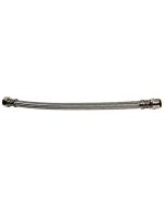 MANGUEIRA AÇO INOX M 1/2" - H 1/2" 40 CM