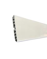 Rodapé em PVC branco 400x15cm