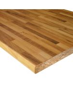 Bancada laminada efeito nogueira entabilhada 180 cm